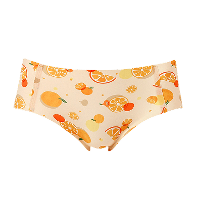 オレンジ＆スライム柄ショーツ オレンジ