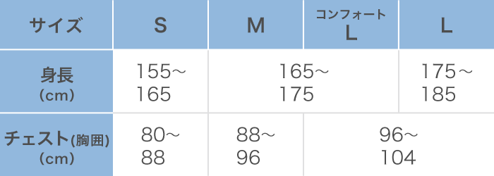 サイズ表
