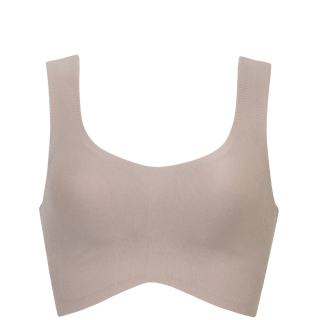 ウイング 綿の贅沢 ハーフトップ KB1031 BR