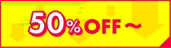50%OFF~
