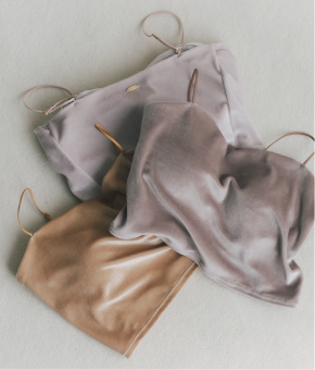 CUPIN VELOUR SHORT CAMISOLE JCX150