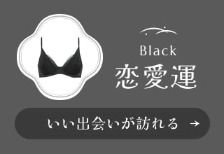 なりたい自分別！開運ブラ・〈恋愛運〉良い出会いが訪れる　黒