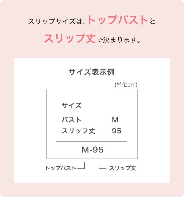 サイズ表示例