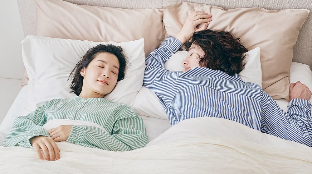 寝返りのしやすさを追及したパジャマ