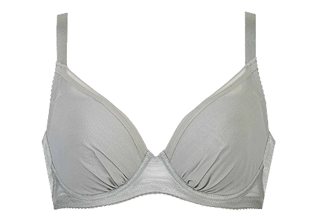 ワコール 小さく見せるブラ３／４カップブラ BRB452_GY
