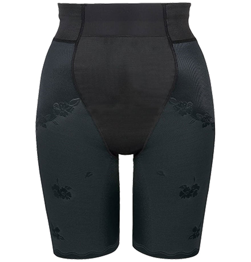 ウイング おなかのハミ肉【ハミデンヌ】ガードル（ロング丈） KQ2785 BL