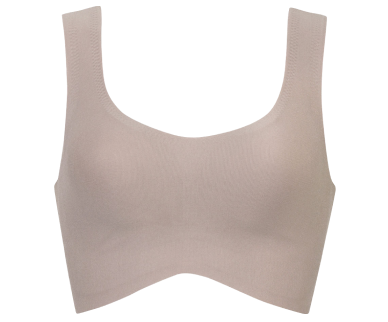 ウイング 綿の贅沢 ハーフトップ KB1031 BR