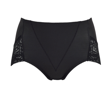 ウイング 美尻補整ショーツ【Ｐパンツ】バックレースショーツ KJ4210 BL