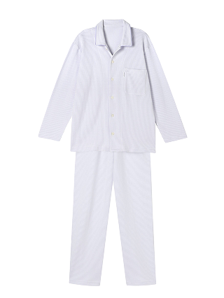 睡眠科学 【綿１００％】ここちよく眠れるパジャマ「ふわごころ」しっとりなめらかふわふわ触感 YGW007 PU
