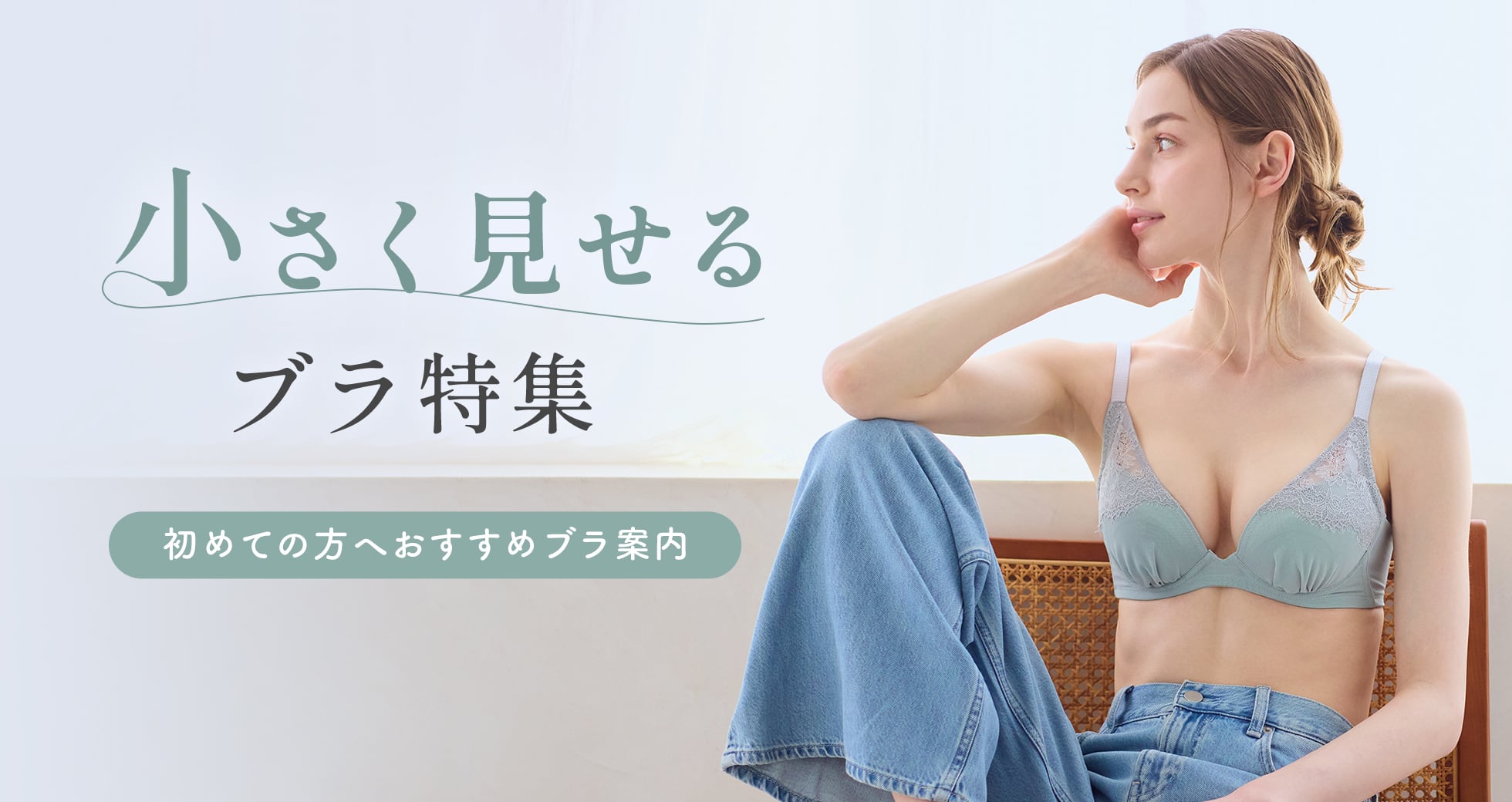 小さく見せるブラ特集 初めての方へおすすめブラ案内