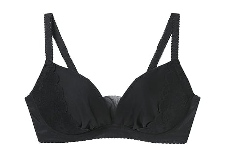 アンフィ ミニマイザーブラ３／４カップブラ BOG305_BL