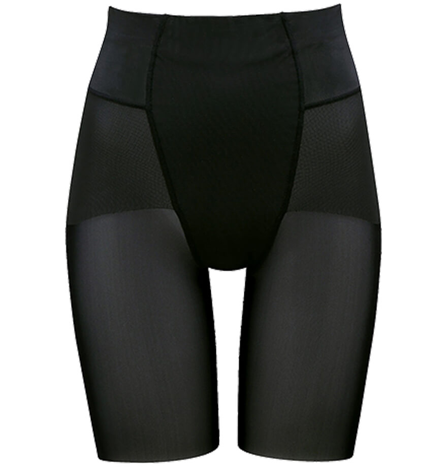 薄くて、軽くて、スリムシルエット 極薄タイプ ガードル(ロング丈) GFA155 BL