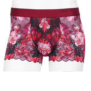 ワコールメン 美しさと快適さを追求したデザイン「レースボクサー」 WT3827 RP