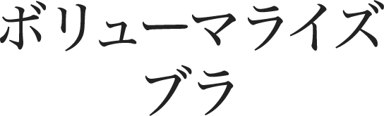 ボリューマライズブラ