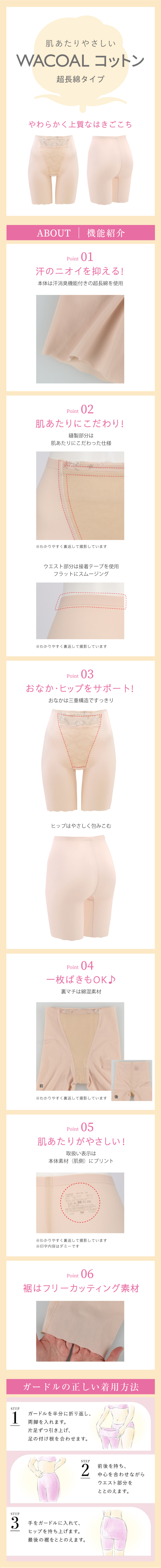 WACOAL コットン
