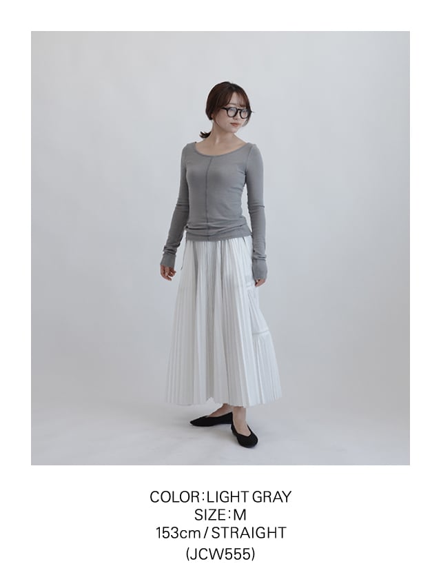 JCW555 COLOR:LIGHT GRAY SIZE:M 153cm