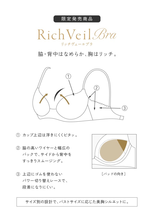 Rich Veil Bra 機能説明
