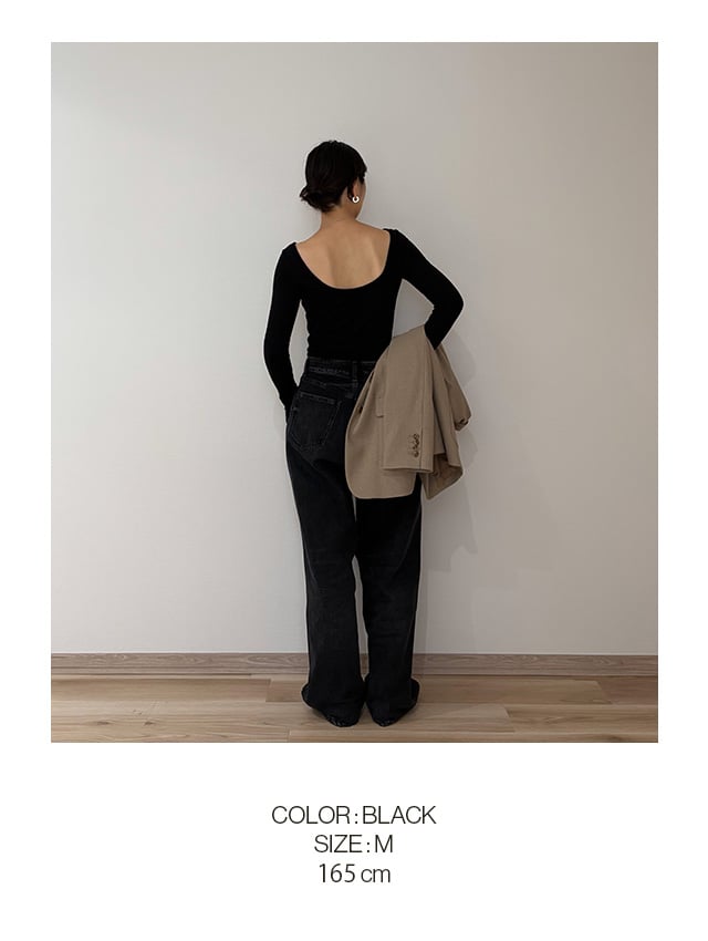 JCW555 COLOR:BLACK SIZE:M 165cm