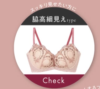 脇高細見えタイプ