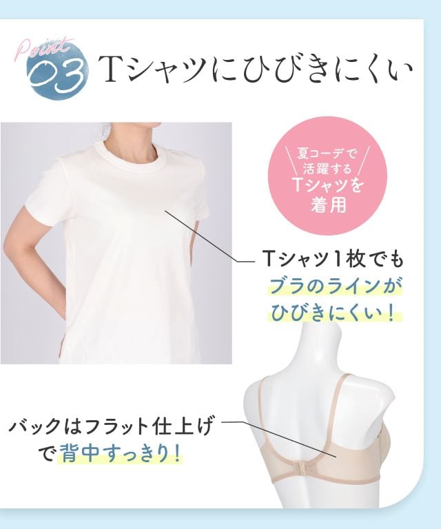 Tシャツにひびきにくい