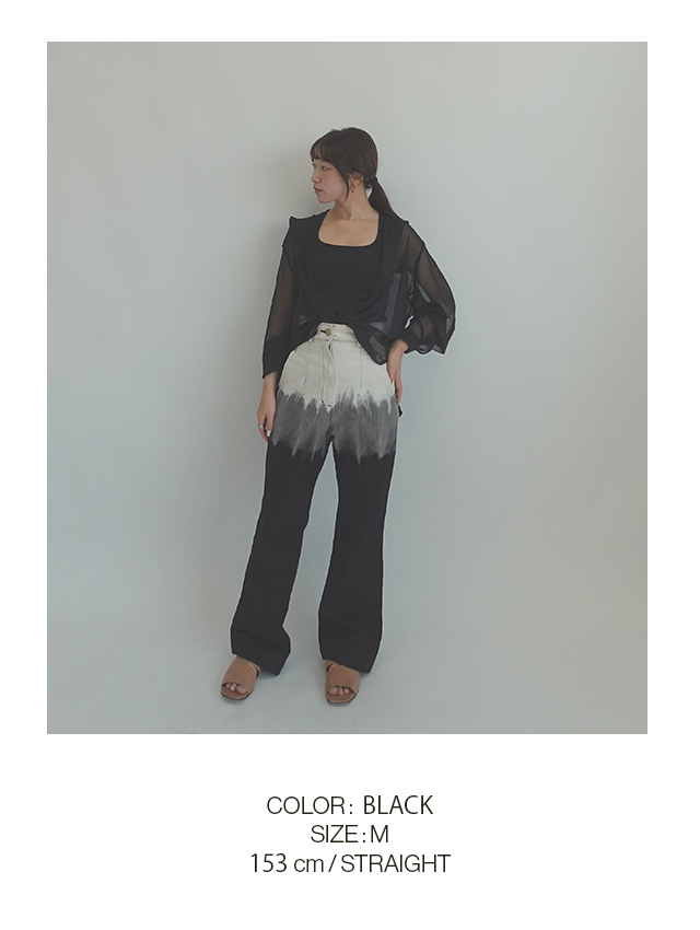 JCX262 COLOR BLACK SIZE M 153cm STRAIGHT