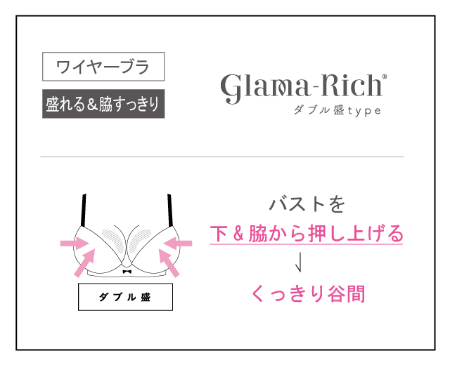 グラマリッチ ダブル盛type 機能説明