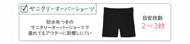 サニタリーオーバーショーツ