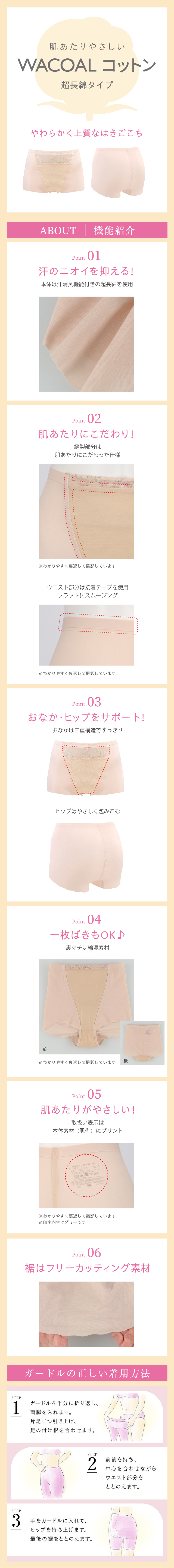 WACOAL コットン