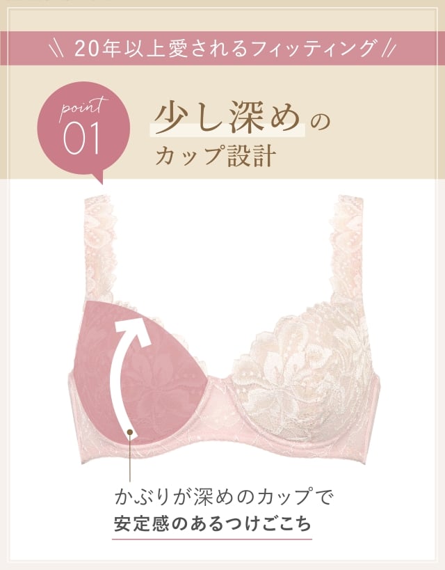 Amazon | [ウイング/ワコール] ブラジャー やさしく包みこむよう