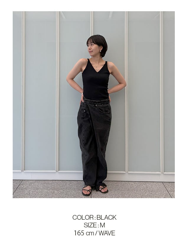 JCX151 COLOR BLACK SIZE M 161cm WAVE