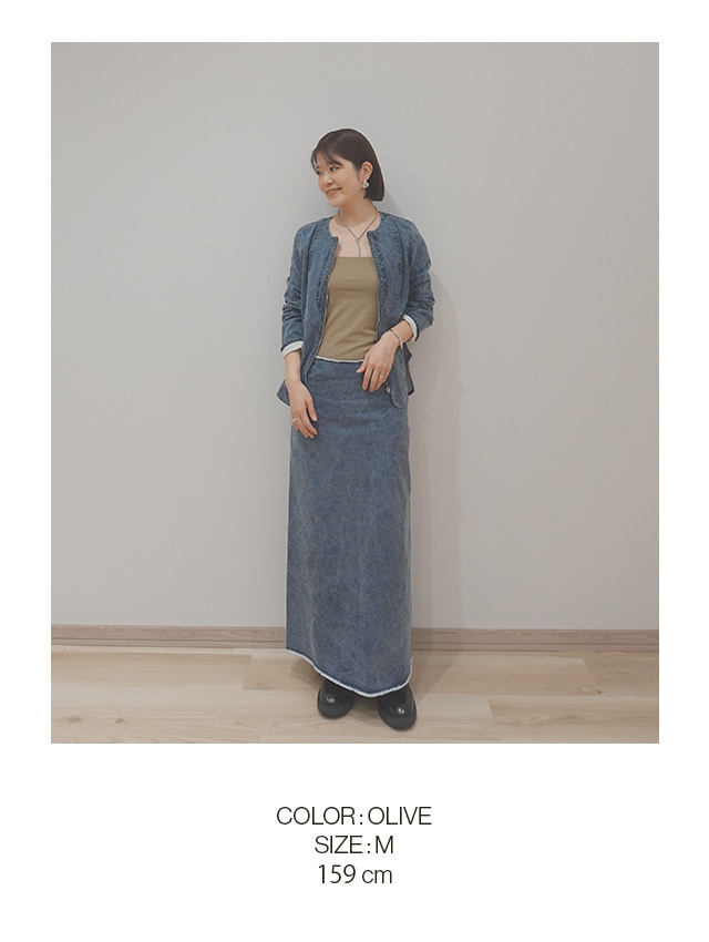 JCX154 COLOR OLIVE SIZE M 159cm