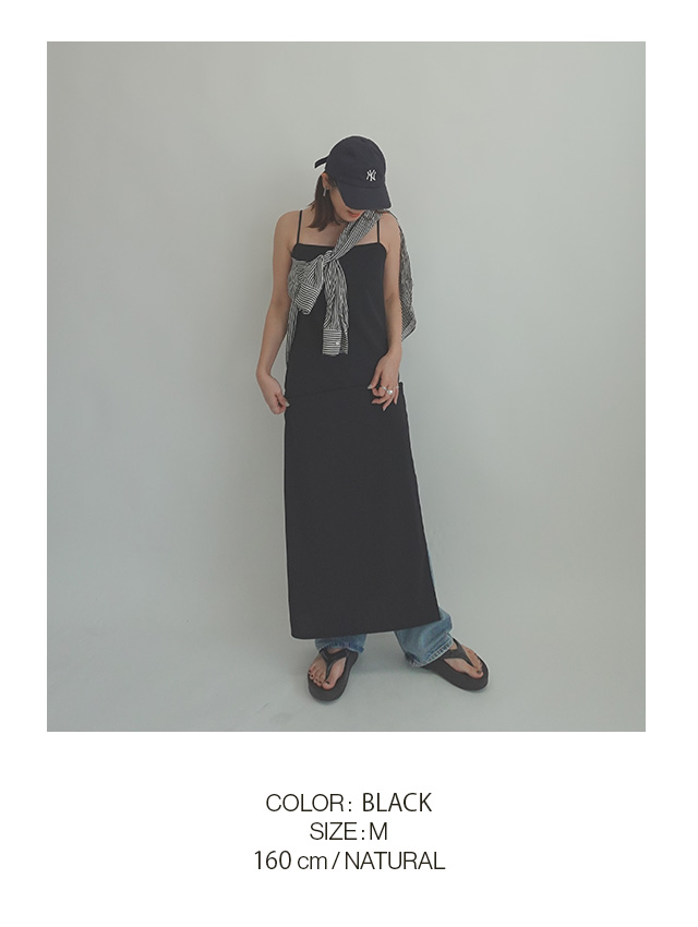 JCX261 COLOR BLACK SIZE M 160cm NATURAL