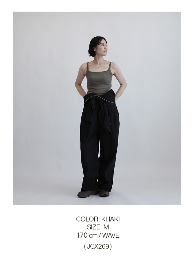 COLOR KHAKI SIZE M 170cm / WAVE (JCX269)