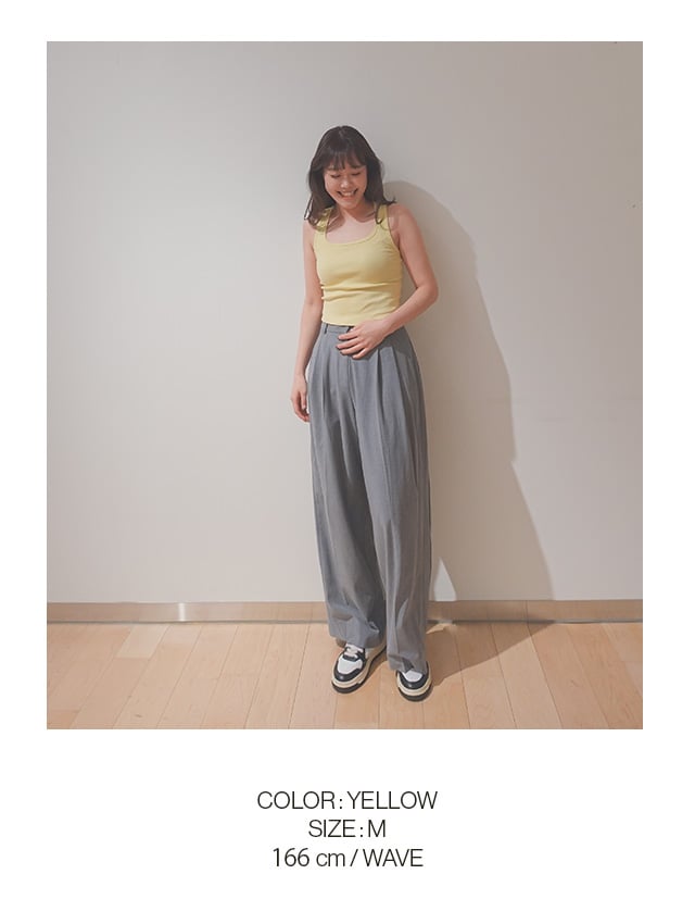 JCX262 COLOR YELLOW SIZE M 166cm WAVE