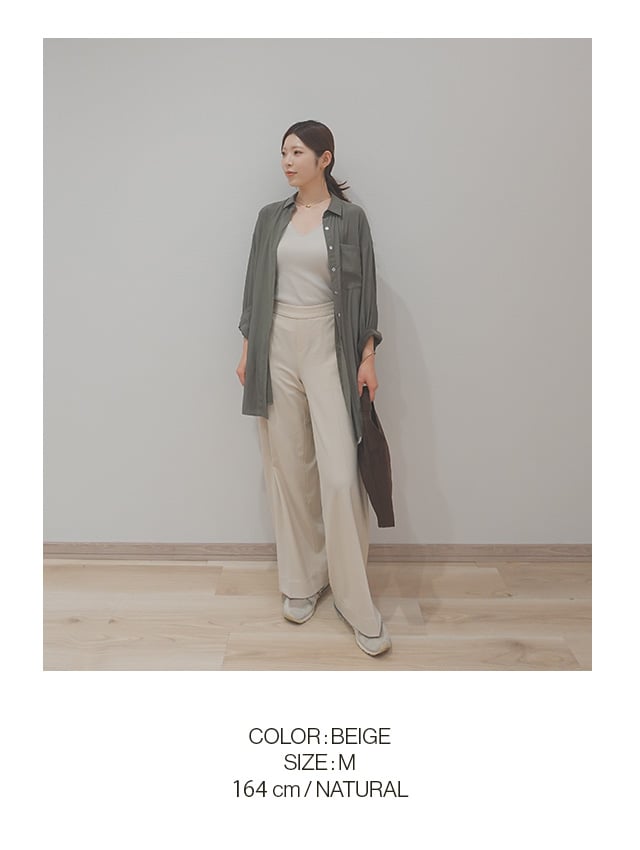 JCX151 COLOR BEIGE SIZE M 164cm NATURAL