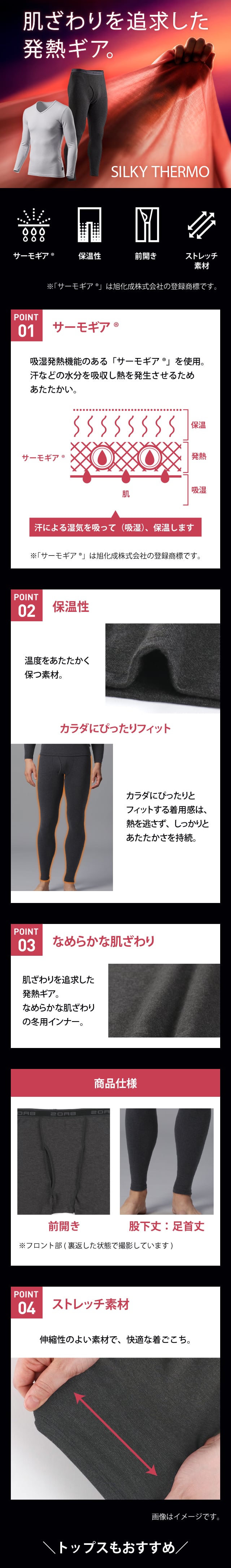 SILKY THERMO 機能説明