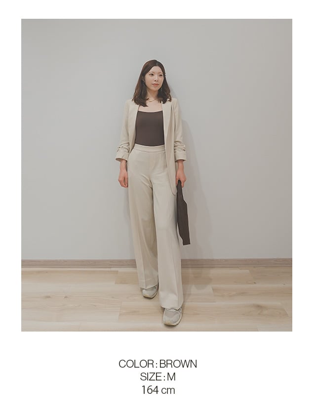 JCX161 COLOR BROWN SIZE M 164cm