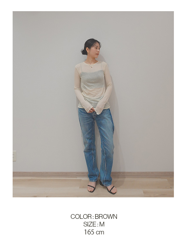 JCX160 COLOR BROWN SIZE M 165cm