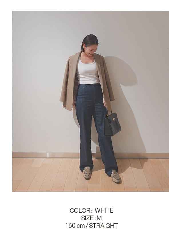 JCX262 COLOR WHITE SIZE M 160cm STRAIGHT