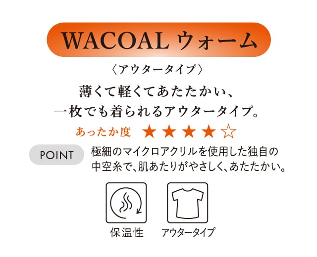 WACOALウォーム
