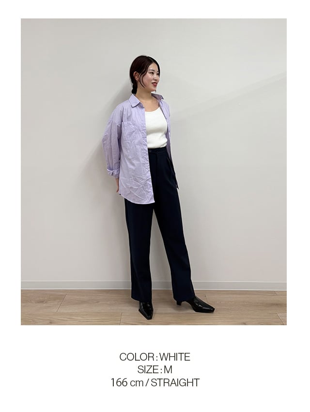 JCX252 COLOR WHITE SIZE M 166cm STRAIGHT