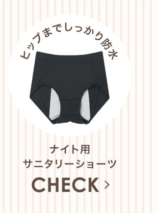 ナイト用サニタリーショーツ