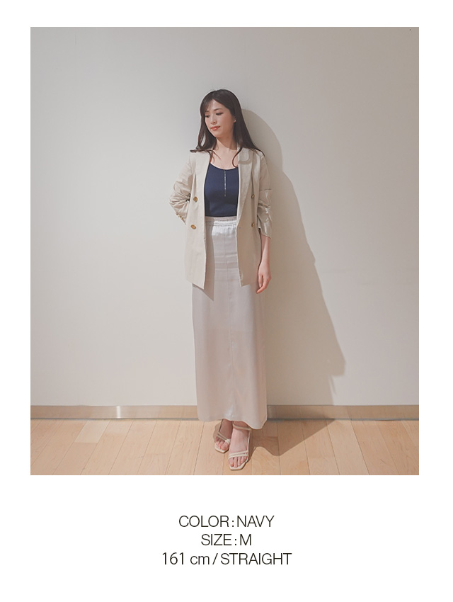 JCX252 COLOR NAVY SIZE M 161cm STRAIGHT