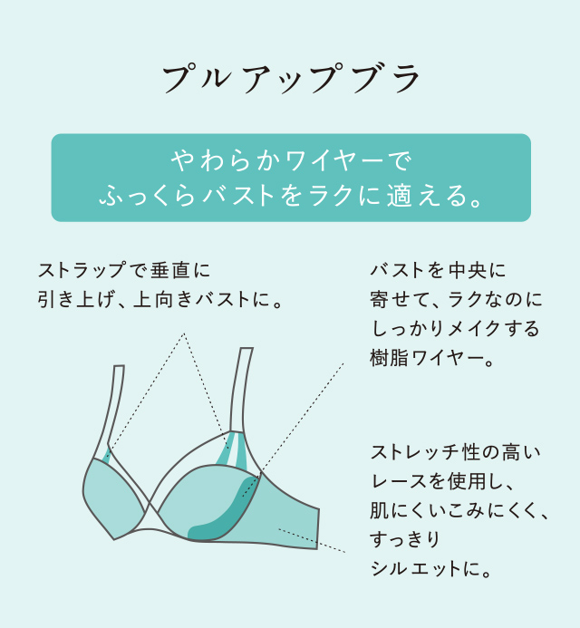 プルアップブラ 機能説明