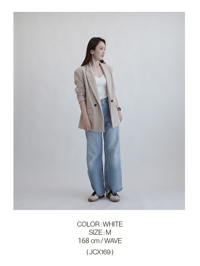 COLOR WHITE SIZE M 168cm / WAVE (JCX169)