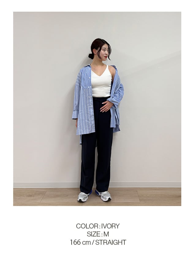 JCX151 COLOR IVORY SIZE M 166cm STRAIGHT