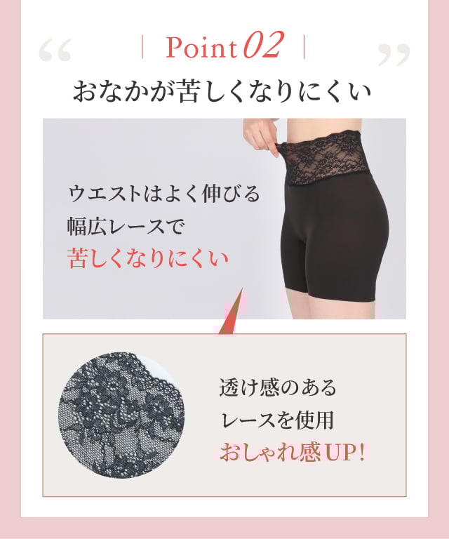 KJ4231 Point02 おなかが苦しくなりにくい 機能説明