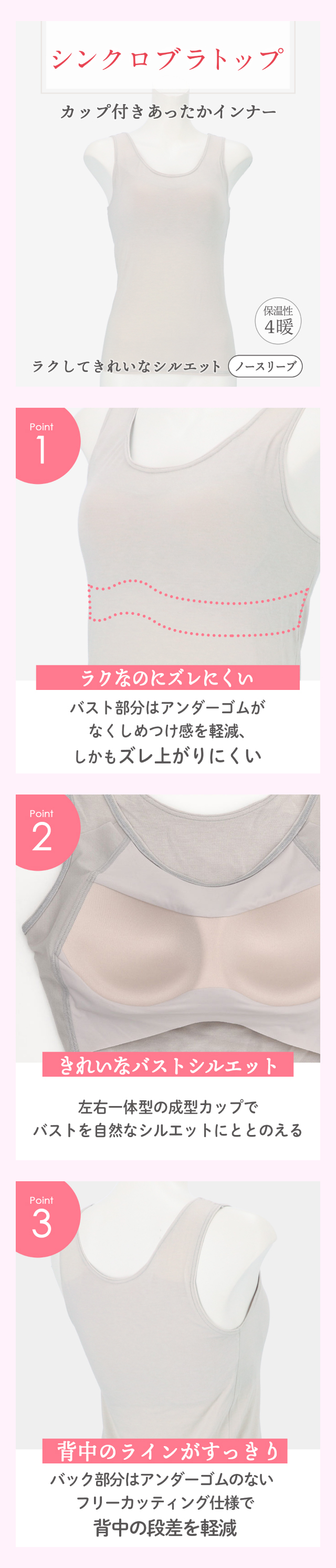 シンクロブラトップ 機能説明