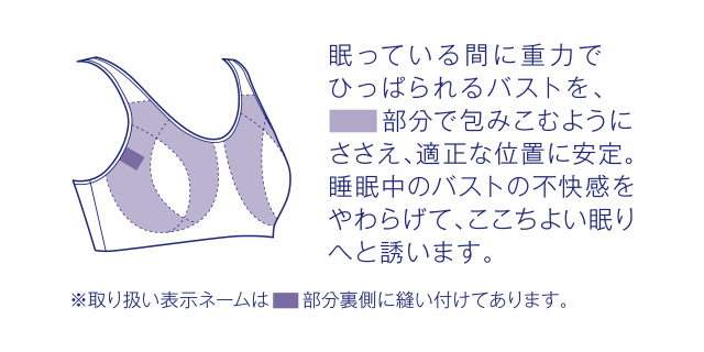 ナイトアップブラ 機能説明