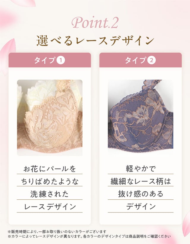 Point2 選べるレースデザイン